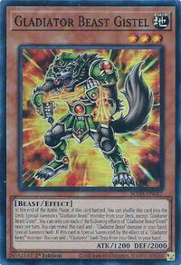 Gladiator Beast Gistel - Supreme Darkness (SUDA) #SUDA-EN017 - Super Rare YuGiOh Trading Card