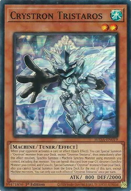 Crystron Tristaros - Supreme Darkness YuGiOh trading card