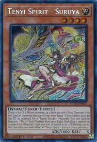Tenyi Spirit - Suruya - Supreme Darkness (SUDA) #SUDA-EN021 - Secret Rare YuGiOh Trading Card