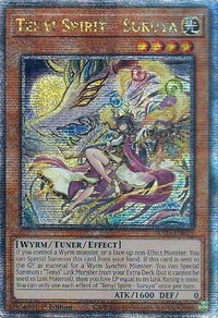 Tenyi Spirit - Suruya (Quarter Century Secret Rare) - Supreme Darkness (SUDA) #SUDA-EN021 - Quarter Century Secret Rare YuGiOh Trading Card