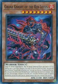 Grand Knight of the Red Lotus - Supreme Darkness (SUDA) #SUDA-EN024 - Common / Short Print YuGiOh Trading Card