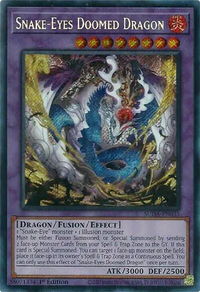 Snake-Eyes Doomed Dragon - Supreme Darkness (SUDA) #SUDA-EN035 - Secret Rare YuGiOh Trading Card