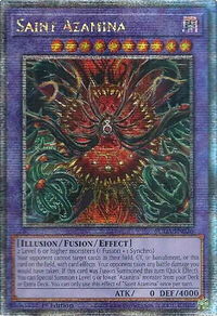 Saint Azamina (Quarter Century Secret Rare) - Supreme Darkness (SUDA) #SUDA-EN036 - Quarter Century Secret Rare YuGiOh Trading Card
