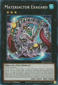 Materiactor Exagard - Supreme Darkness (SUDA) #SUDA-EN045 - Super Rare YuGiOh Trading Card