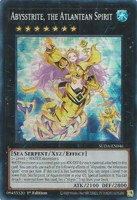 Abysstrite, the Atlantean Spirit - Supreme Darkness (SUDA) #SUDA-EN046 - Super Rare YuGiOh Trading Card