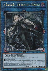 A Bao A Qu, the Lightless Shadow (Quarter Century Secret Rare) - Supreme Darkness (SUDA) #SUDA-EN049 - Quarter Century Secret Rare YuGiOh Trading Card