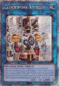 Clockwork Knight (Quarter Century Secret Rare) - Supreme Darkness (SUDA) #SUDA-EN050 - Quarter Century Secret Rare YuGiOh Trading Card