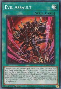 Evil Assault - Supreme Darkness (SUDA) #SUDA-EN052 - Super Rare YuGiOh Trading Card