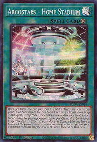 Argostars - Home Stadium - Supreme Darkness (SUDA) #SUDA-EN058 - Super Rare YuGiOh Trading Card