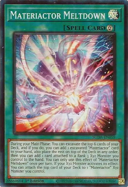 Materiactor Meltdown - Supreme Darkness YuGiOh trading card