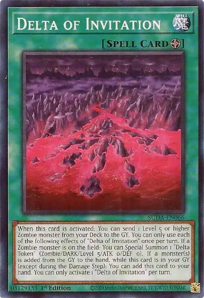 Delta of Invitation - Supreme Darkness YuGiOh trading card