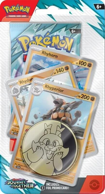 Journey Together Premium Checklane Blister [Rhyperior] - SV09: Journey Together Pokémon trading card
