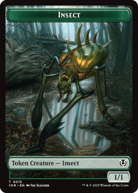 Insect // Spider Double-Sided Token - Innistrad Remastered (INR) #15 // 16 - Token Magic: The Gathering Trading Card