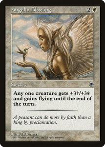 Angelic Blessing - Portal (POR) #2 - Common Magic: The Gathering Trading Card