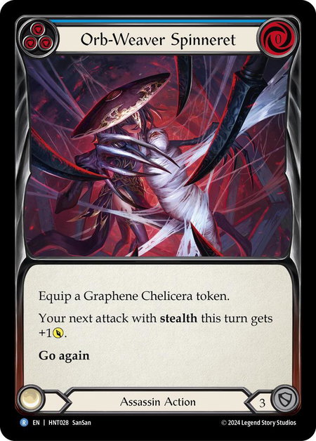 Orb-Weaver Spinneret (Blue) - The Hunted Flesh and Blood trading card