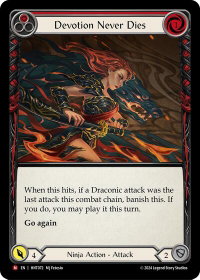 Devotion Never Dies - The Hunted  #HNT072 - Majestic Flesh and Blood Trading Card