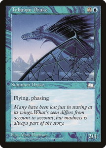 Tolarian Drake - Weatherlight (WTH) #55 - Common Magic: The Gathering Trading Card