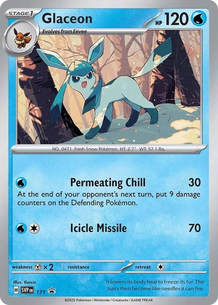 Glaceon - 171 (Cosmos Holo) - SV: Scarlet & Violet Promo Cards Pokémon trading card