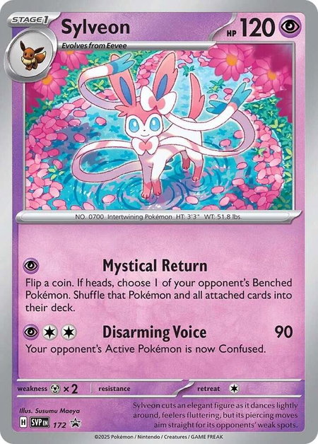 Sylveon - 172 (Cosmos Holo) - SV: Scarlet & Violet Promo Cards Pokémon trading card