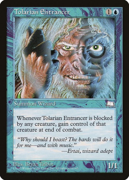 Tolarian Entrancer - Weatherlight Magic: The Gathering trading card