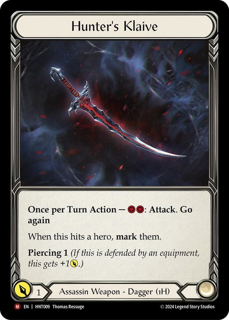Hunter's Klaive - The Hunted Flesh and Blood trading card
