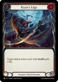 Razor's Edge (Red) - The Hunted  #HNT050 - Common Flesh and Blood Trading Card