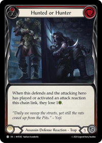 Hunted or Hunter (Red) - The Hunted  #HNT052 - Common Flesh and Blood Trading Card
