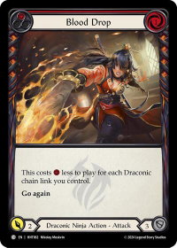 Blood Drop (Red) - The Hunted  #HNT062 - Common Flesh and Blood Trading Card
