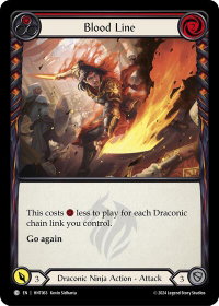 Blood Line (Red) - The Hunted  #HNT063 - Common Flesh and Blood Trading Card