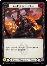 Cinderskin Devotion (Red) - The Hunted  #HNT065 - Common Flesh and Blood Trading Card