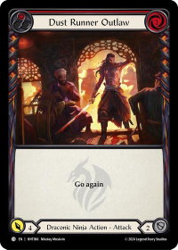 Dust Runner Outlaw (Red) - The Hunted  #HNT066 - Common Flesh and Blood Trading Card