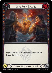 Lava Vein Loyalty (Red) - The Hunted  #HNT068 - Common Flesh and Blood Trading Card