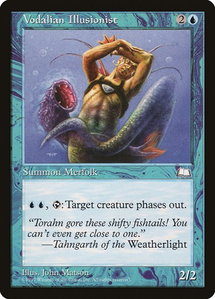 Vodalian Illusionist - Weatherlight (WTH) #58 - Uncommon Magic: The Gathering Trading Card