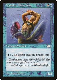 Vodalian Illusionist - Weatherlight (WTH) #58 - Uncommon Magic: The Gathering Trading Card