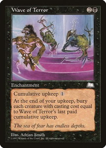 Wave of Terror - Weatherlight (WTH) #86 - Rare Magic: The Gathering Trading Card
