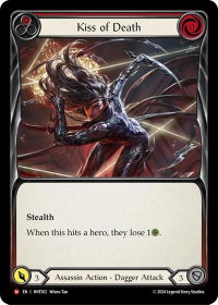 Kiss of Death - The Hunted  #HNT012 - Majestic Flesh and Blood Trading Card