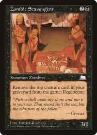 Zombie Scavengers - Weatherlight (WTH) #87 - Common Magic: The Gathering Trading Card