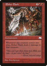 Aether Flash - Weatherlight (WTH) #88 - Uncommon Magic: The Gathering Trading Card