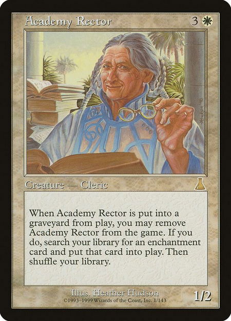 Academy Rector - Urza's Destiny Magic: The Gathering trading card