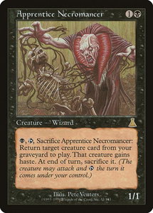 Apprentice Necromancer - Urza's Destiny (UDS) #51 - Rare Magic: The Gathering Trading Card