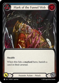 Mark of the Funnel Web (Blue) - The Hunted  #HNT037 - Common Flesh and Blood Trading Card
