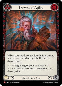 Prowess of Agility - The Hunted  #HNT073 - Majestic Flesh and Blood Trading Card