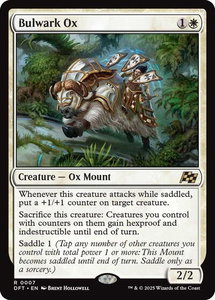 Bulwark Ox - Aetherdrift (DFT) #7 - Rare Magic: The Gathering Trading Card