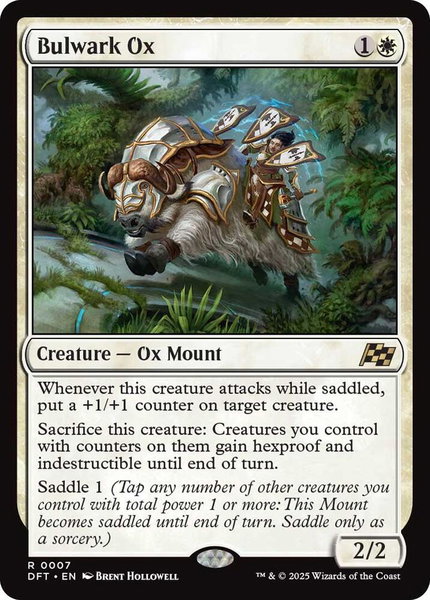Bulwark Ox - Aetherdrift Magic: The Gathering trading card