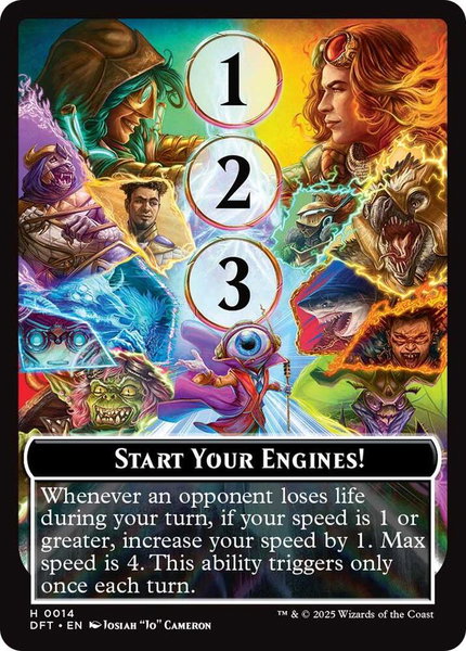 Start Your Engines! // Max Speed - Aetherdrift Magic: The Gathering trading card