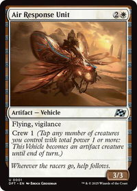 Air Response Unit - Aetherdrift (DFT) #1 - Uncommon Magic: The Gathering Trading Card