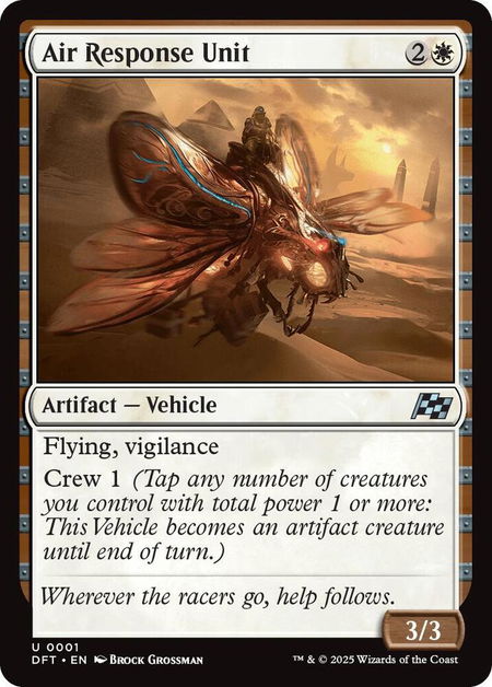 Air Response Unit - Aetherdrift Magic: The Gathering trading card