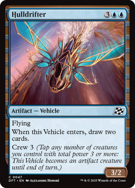 Hulldrifter - Aetherdrift Magic: The Gathering trading card