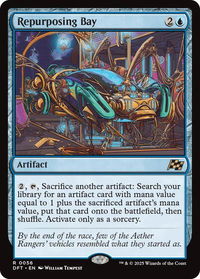 Repurposing Bay - Aetherdrift (DFT) #56 - Rare Magic: The Gathering Trading Card