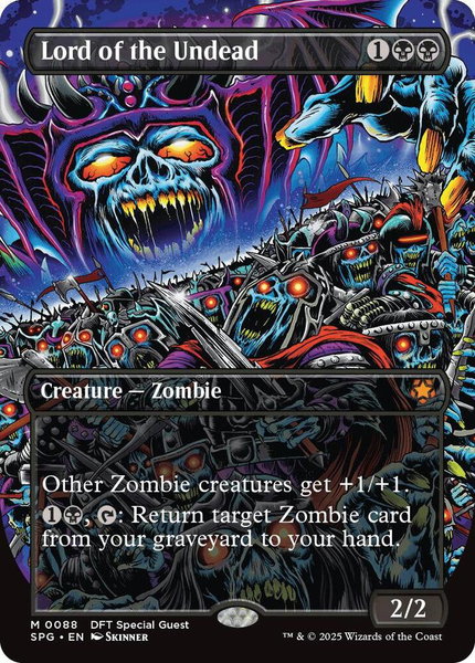 Lord of the Undead (Borderless) trading card from Special Guests Lord of the Undead (Borderless) - Special Guests Magic: The Gathering trading card